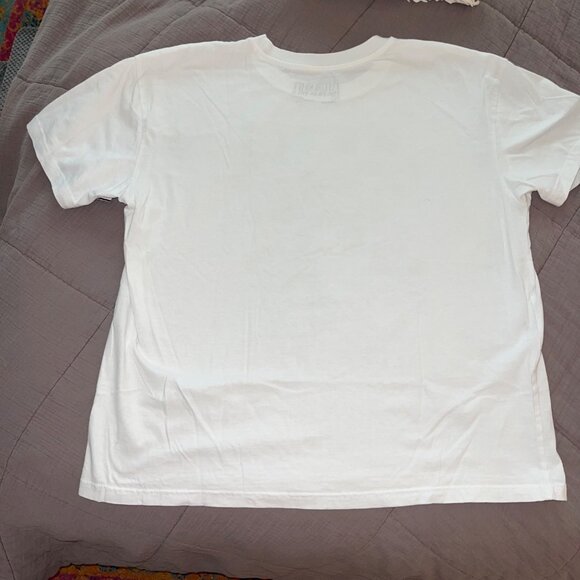 Taylor Swift Womens Tee Shirt  Size XL White The Eras Tour Concert Pure Cotton - Picture 3 of 7